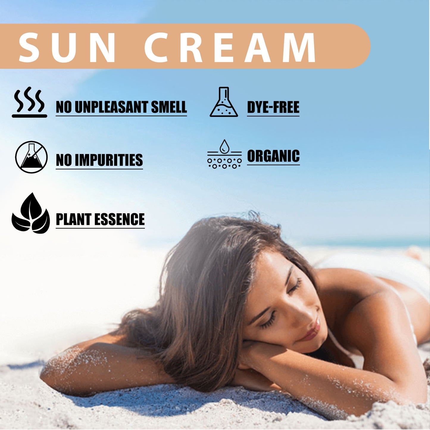 EELHOE Rice Protective Cream For Hydrating And Refreshing Without Greasiness, Provides Natural UV Protection And Sunburn Prevention, And Enhances Skin Elasticity