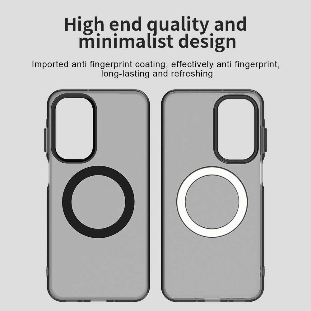iTape TPU magnetic candy color mobile phone case for Samsung Galaxy A26 5G, supports wireless charging, four-corner airbag protection, military anti-fall mobile phone case Purple