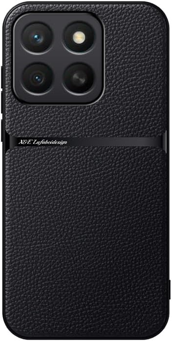 iTape Leather phone case suitable for Honor X8c, soft touch, shockproof, dustproof, anti-slip phone case magnetic car mount Wireless charging navy