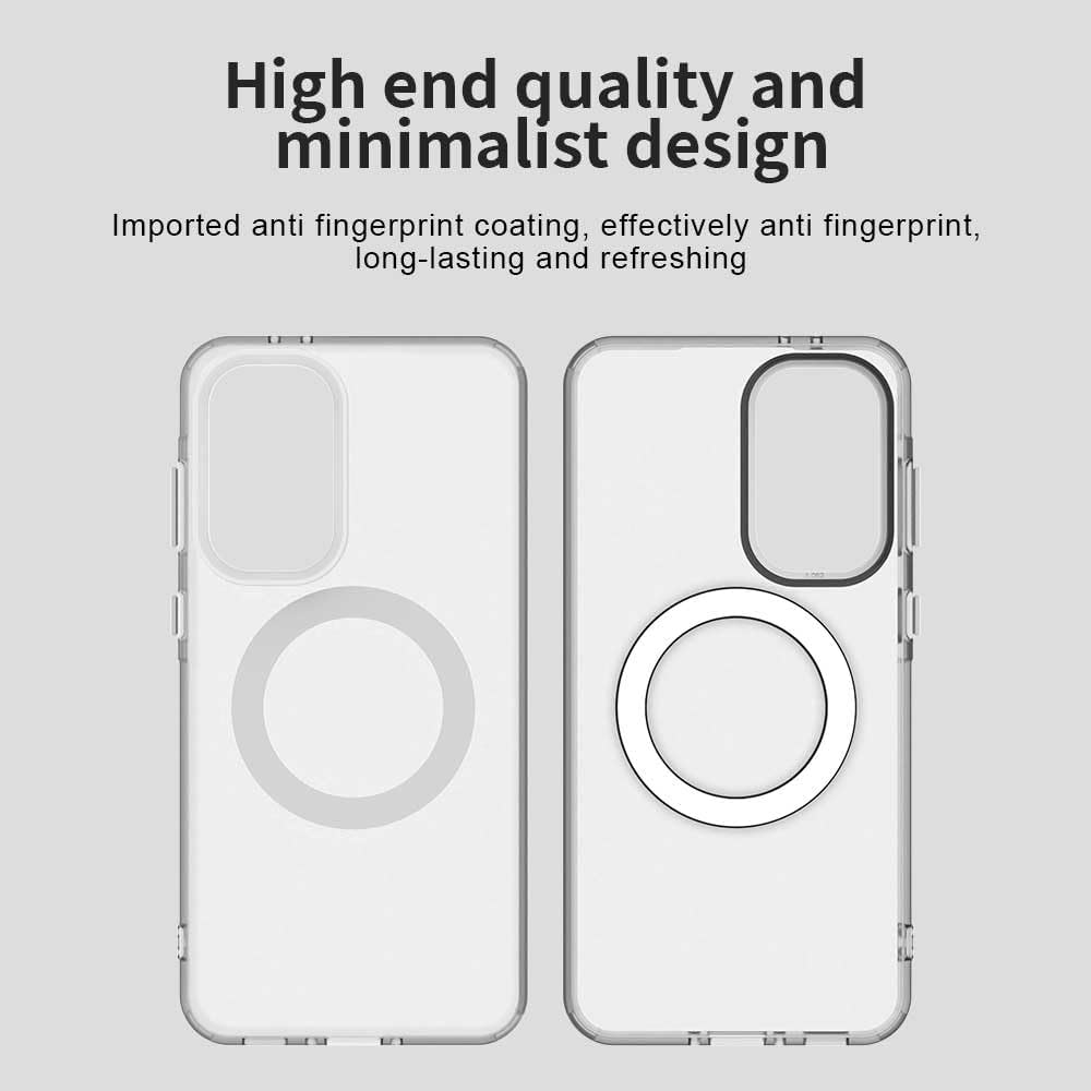 iTape TPU magnetic candy color mobile phone case for Samsung Galaxy A56 5G, supports wireless charging, four-corner airbag protection, military anti-fall mobile phone case Orange