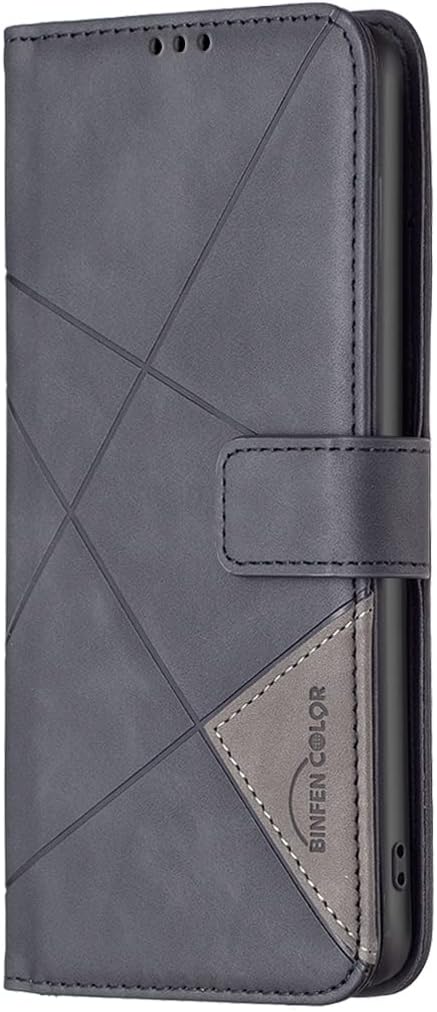 Denim pebbled phone case for iPhone 16E, magnetic buckle wallet case, flip-top stand for shock protection Red