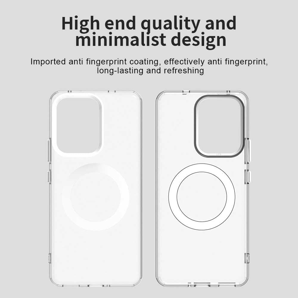 iTape TPU magnetic candy color mobile phone case for OPPO Reno 13F 5G, supports wireless charging, four-corner airbag protection, military anti-fall mobile phone case Red