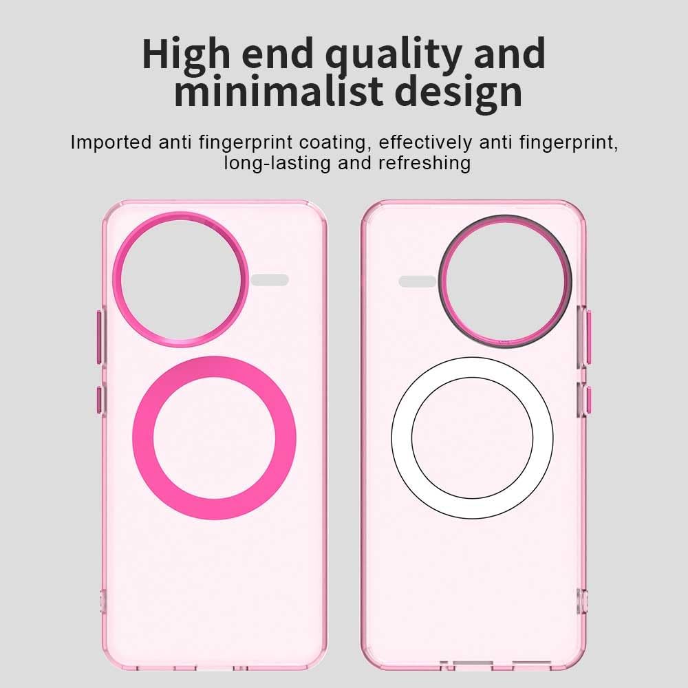 iTape TPU magnetic candy color mobile phone case for Xiaomi Redmi K80, supports wireless charging, four-corner airbag protection, military anti-fall mobile phone case Purple