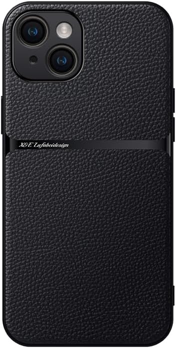 Leather phone case suitable for iPhone 14, soft touch, shockproof, dustproof, anti-slip phone case magnetic car mount Support wireless charging navy