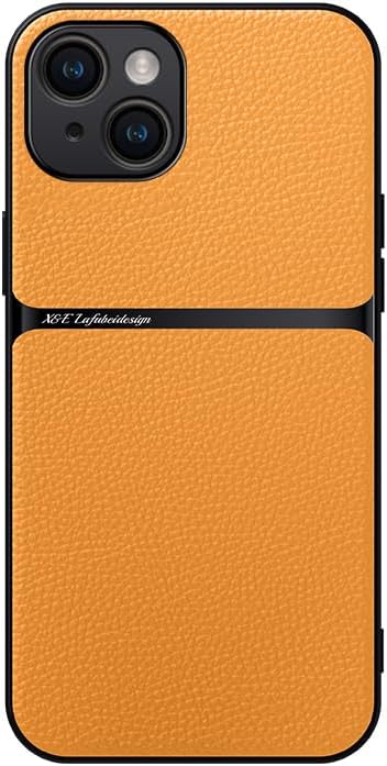 Leather phone case suitable for iPhone 14, soft touch, shockproof, dustproof, anti-slip phone case magnetic car mount Support wireless charging navy