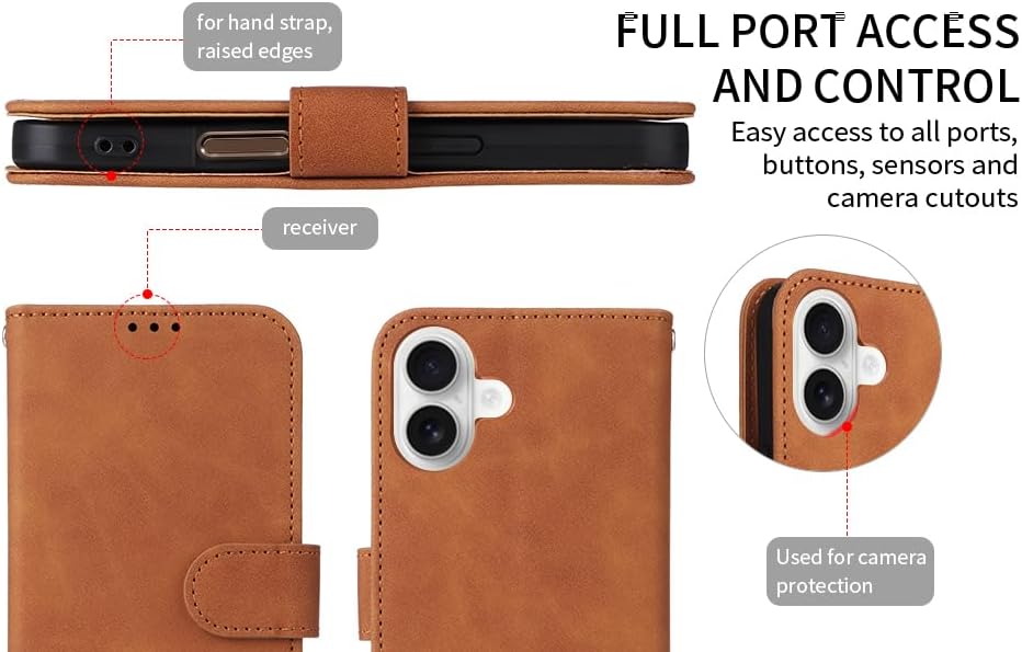 iTape Mobile phone case compatible with Samsung Galaxy S25 Edge. Soft touch flip holder credit card slot wallet phone case, shockproof and drop-proof Black