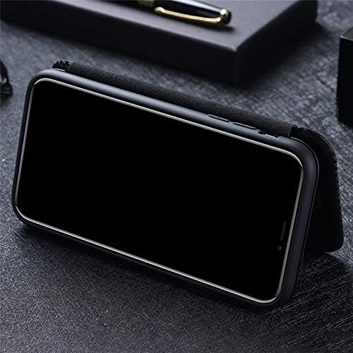 iTape Carbon fiber phone case for Motorola Moto G 04. Magnetic flip phone case, credit card slot, wallet case, shockproof and drop-proof Green
