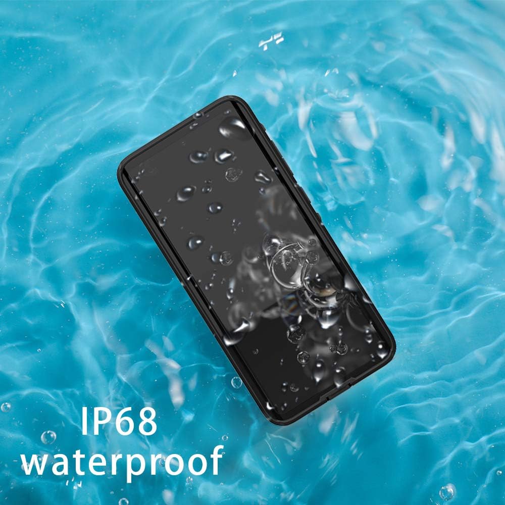 Samsung Galaxy S20 Ultra waterproof phone case, all-inclusive case, built-in screen protection 360° full body heavy duty shockproof IP68 underwater phone case for Galaxy S20 Ultra, free lanyard