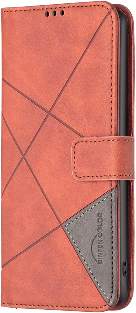 Denim pebbled phone case for iPhone 16E, magnetic buckle wallet case, flip-top stand for shock protection Red