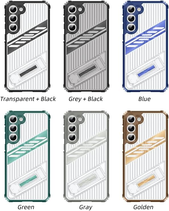 iTape Four-corner airbag anti-fall mobile phone case suitable for Samsung Galaxy S23, invisible folding bracket, suitable for Samsung Galaxy S23
