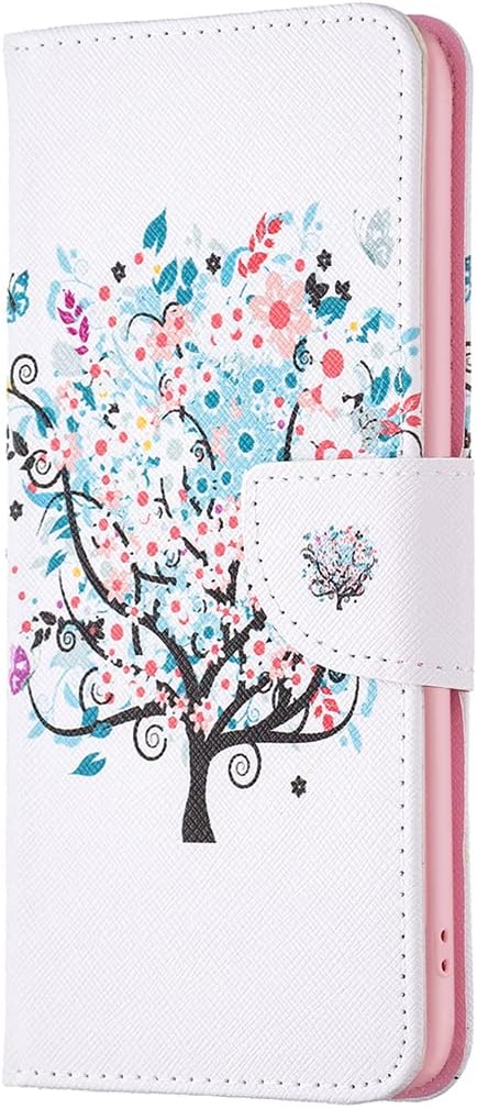 Painted phone case for iPhone 16E, magnetic closure wallet case, multiple card slots, wallet, flip cover, shockproof protection