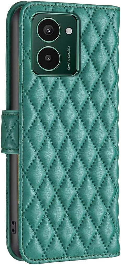iTape Diamond Wallet Case for HMD Pulse Plus, Magnetic Snap Wallet Case, Flip-Stand for Shockproof Protection Pink