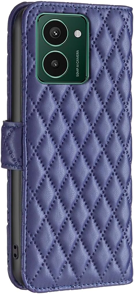 iTape Diamond Wallet Case for HMD Pulse Plus, Magnetic Snap Wallet Case, Flip-Stand for Shockproof Protection Pink
