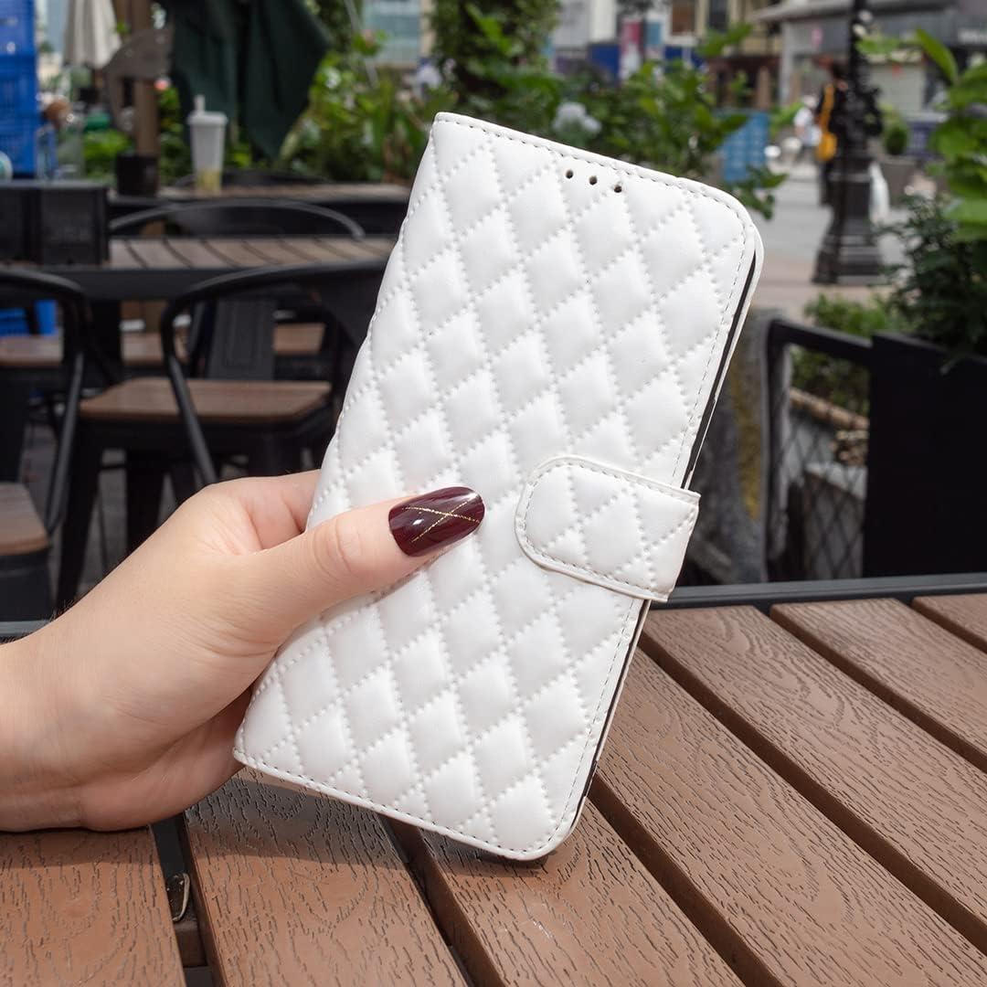 iTape Diamond Wallet Case for HMD Pulse Plus, Magnetic Snap Wallet Case, Flip-Stand for Shockproof Protection Pink