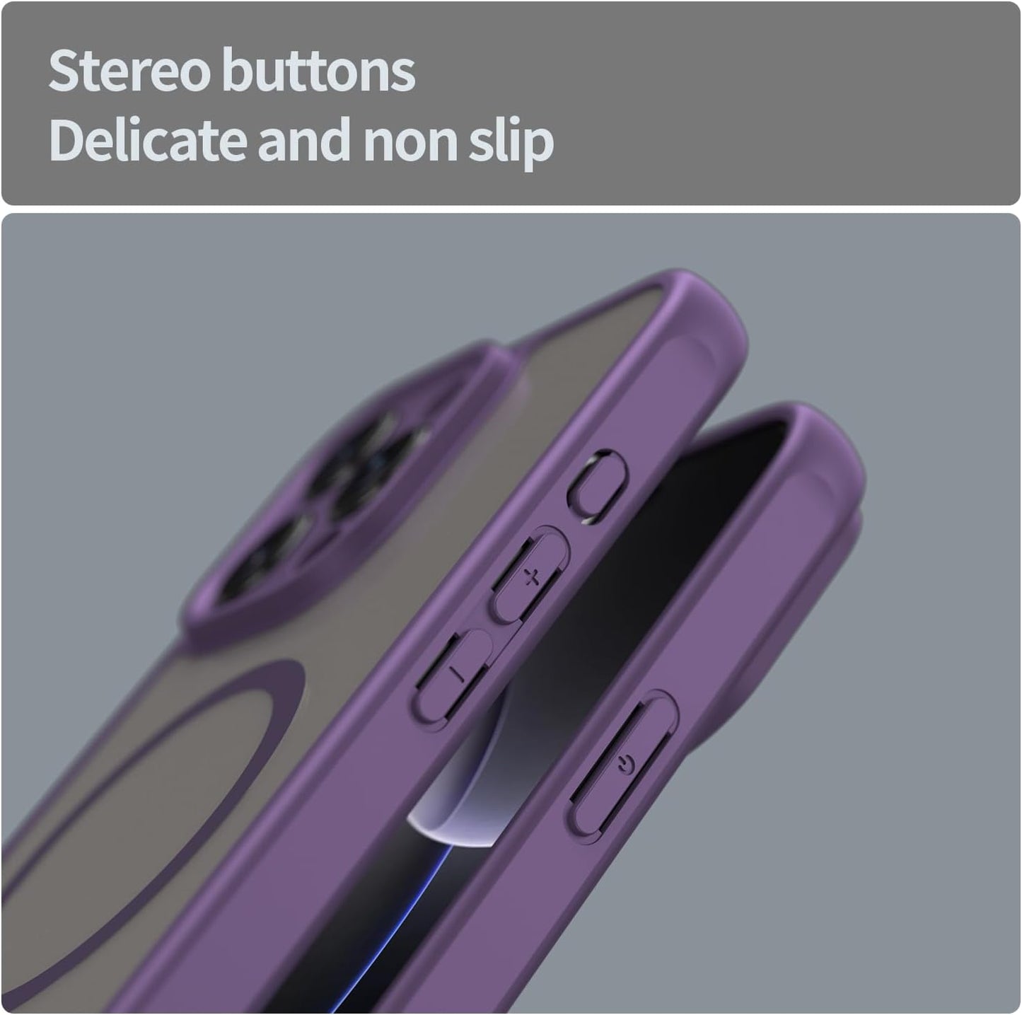 Magnetic translucent case for iPhone 16 Pro max, supports wireless charging, Shockproof slim protective case for iPhone 16 Pro max Shock-resistant slim case Blue