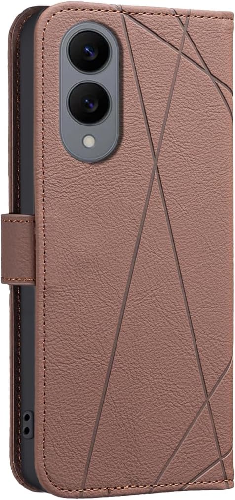 iTape Wallet phone case for Samsung Galaxy S25 Edge, RFID anti-theft wallet, pressed edge leather case flip cover stand Blue