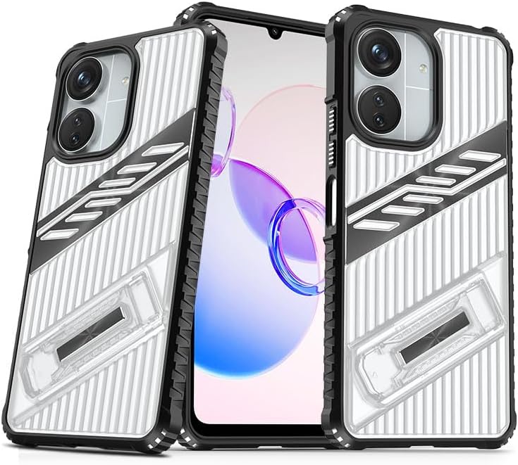 iTape Four-corner airbag anti-fall mobile phone case suitable for Xiaomi Redmi 13C 5G, invisible folding bracket, suitable for Xiaomi Redmi 13C 5G Green