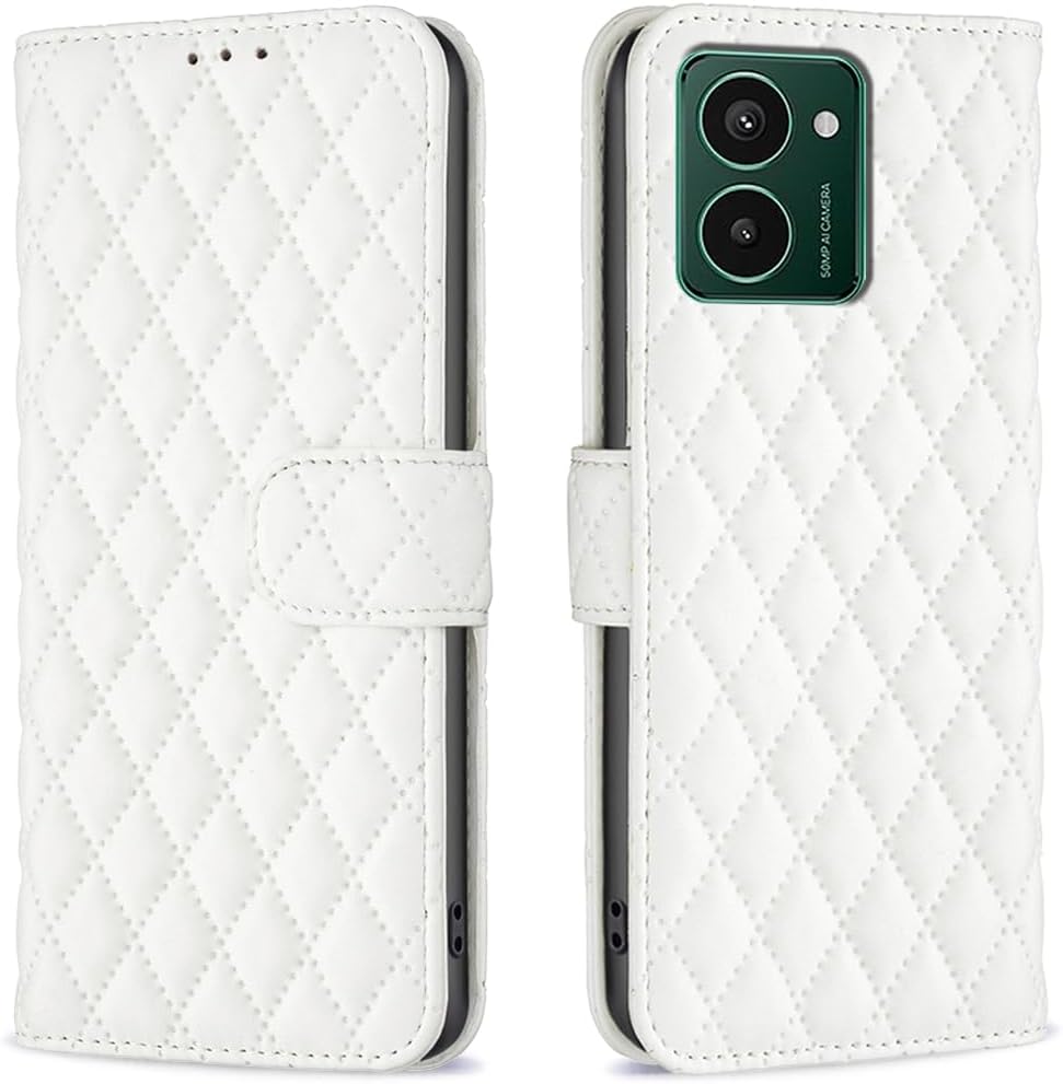 iTape Diamond Wallet Case for HMD Pulse Plus, Magnetic Snap Wallet Case, Flip-Stand for Shockproof Protection Pink