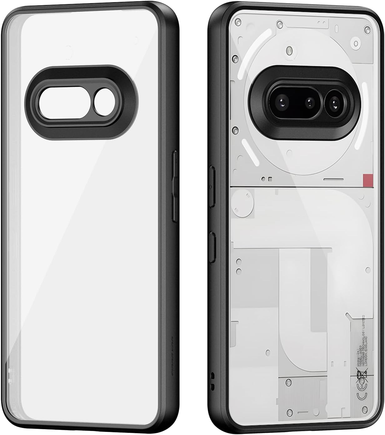 iTape Transparent line mobile phone case for Nothing Phone (3a), silicone shockproof protective case without yellowing
