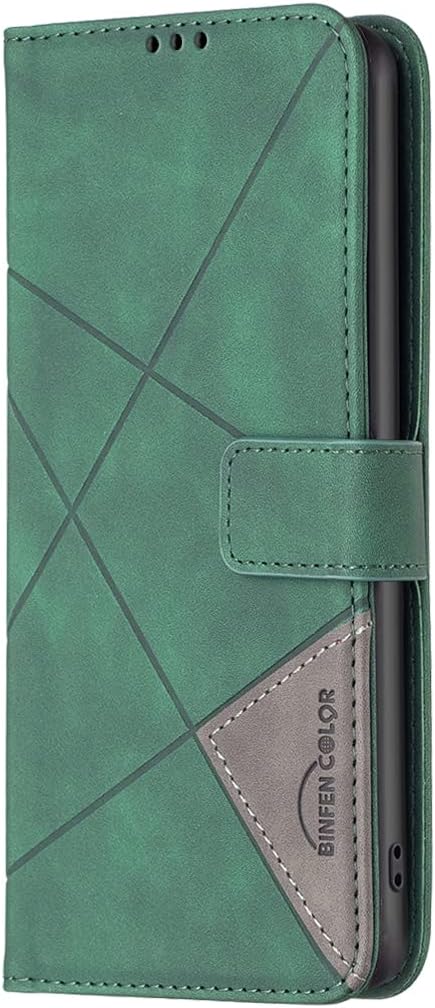 Denim pebbled phone case for iPhone 16E, magnetic buckle wallet case, flip-top stand for shock protection Red