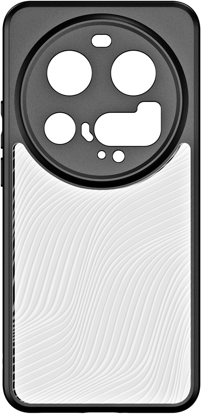 iTape Transparent line mobile phone case for Xiaomi 15 Ultra, silicone shockproof protective case without yellowing