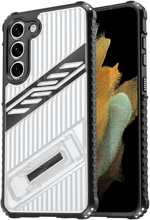 iTape Four-corner airbag anti-fall mobile phone case suitable for Samsung Galaxy S23, invisible folding bracket, suitable for Samsung Galaxy S23