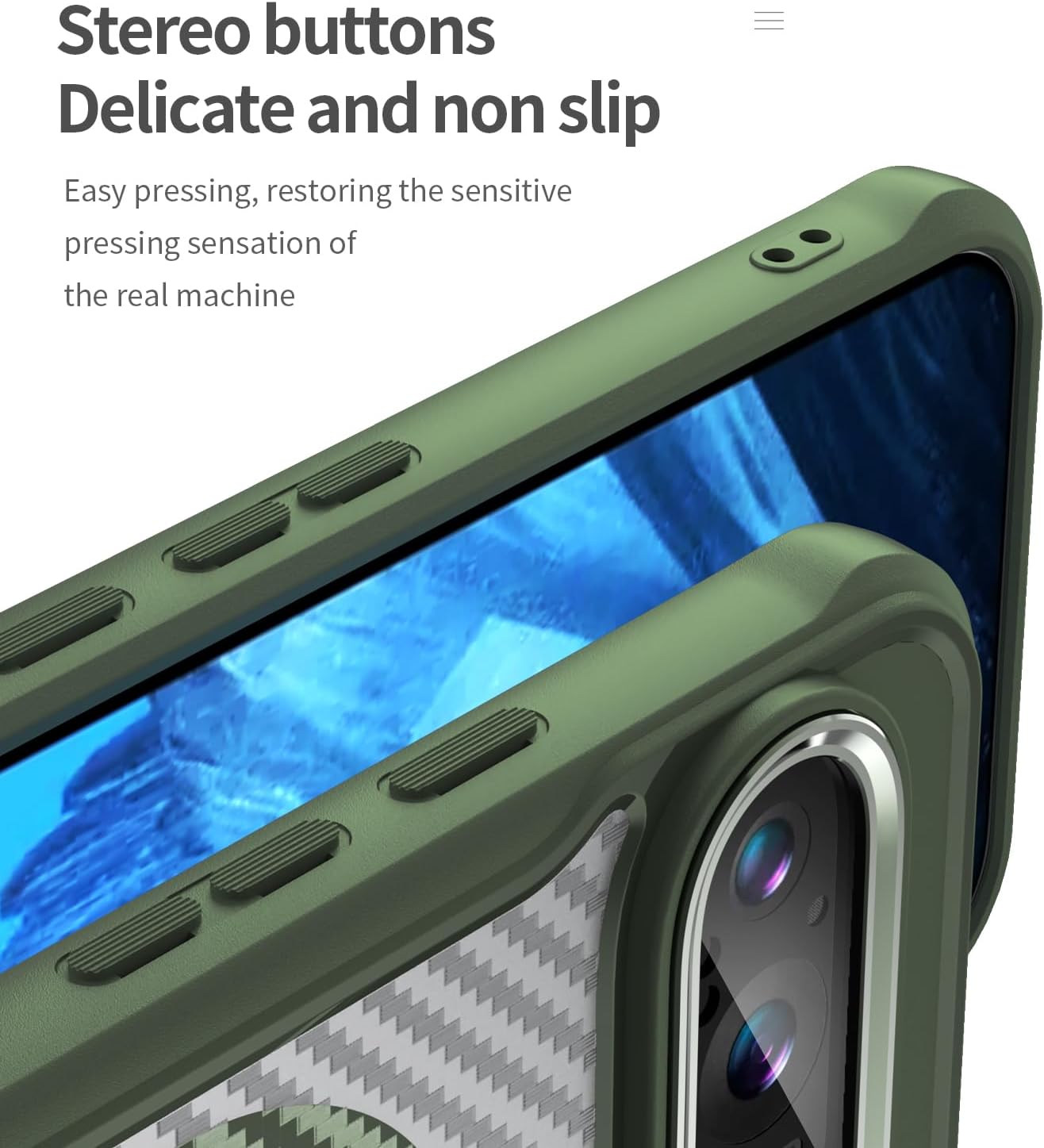 iTape Magnetic carbon fibre case for Google Pixel 9 Pro, support wireless charging, carbon fibre shockproof slim case Black