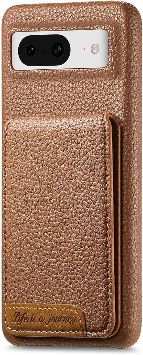 iTape 2 in 1 Wallet Phone Case for Google Pixel 8, Shockproof Ultra-thin Phone Case, RFID Anti-theft Wallet Blue