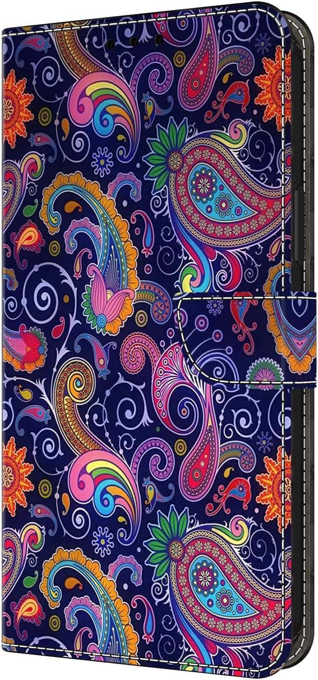 iTape Graffiti wallet phone case for Google Pixel 9, shockproof phone case, card slot wallet, flip stand phone case
