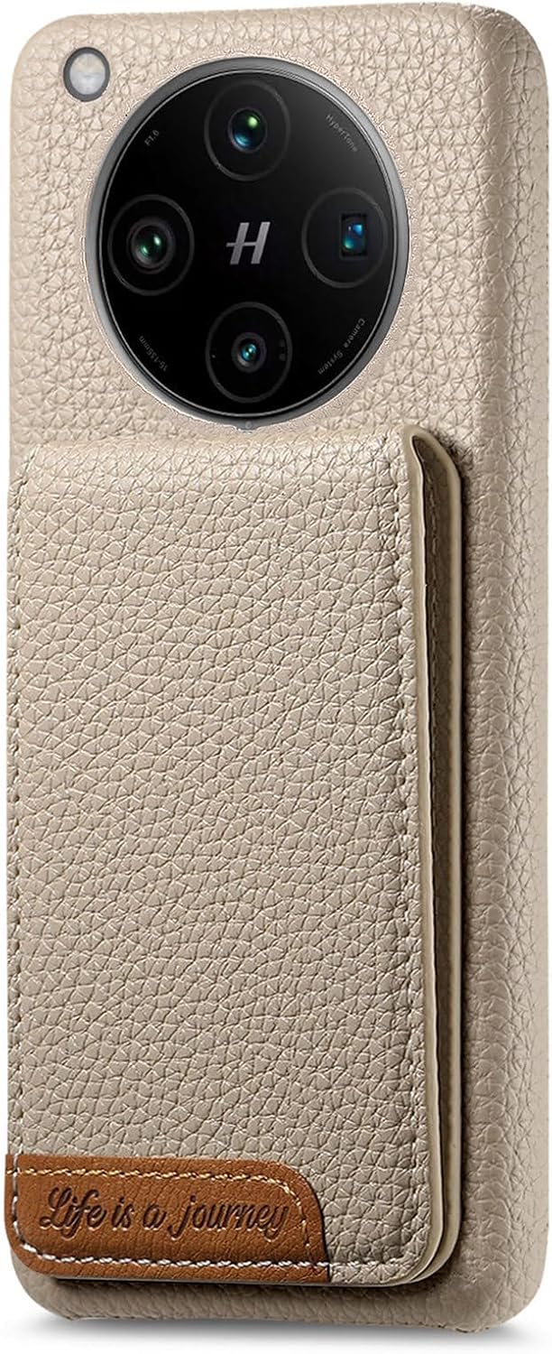 iTape 2 in 1 Wallet Phone Case for OPPO Find X8 Pro, Shockproof Ultra-thin Phone Case, RFID Anti-theft Wallet Brown