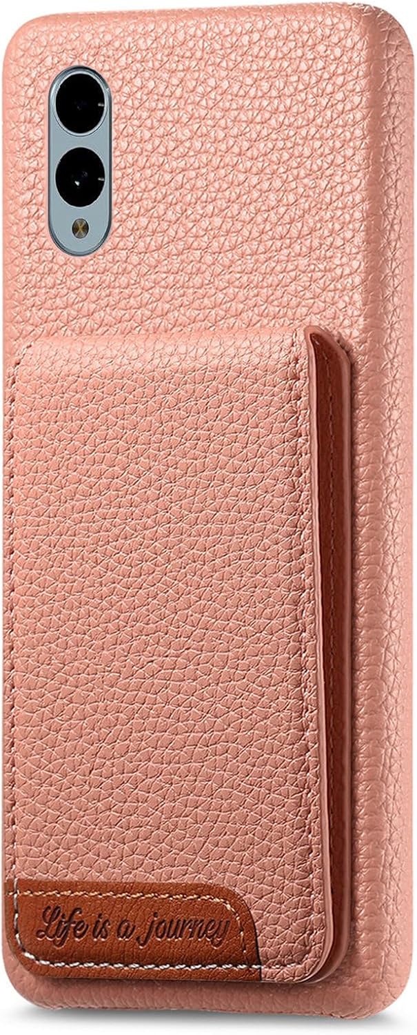 iTape 2 in 1 Wallet Phone Case for Fujitsu arrows We2, Shockproof Ultra-thin Phone Case, RFID Anti-theft Wallet Pink