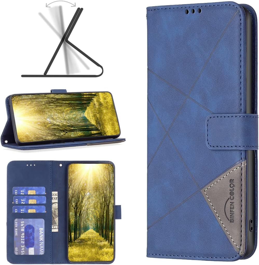 Denim pebbled phone case for iPhone 16E, magnetic buckle wallet case, flip-top stand for shock protection Red