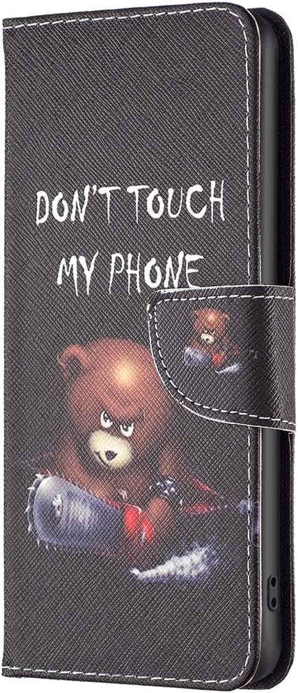 Painted phone case for iPhone 16E, magnetic closure wallet case, multiple card slots, wallet, flip cover, shockproof protection