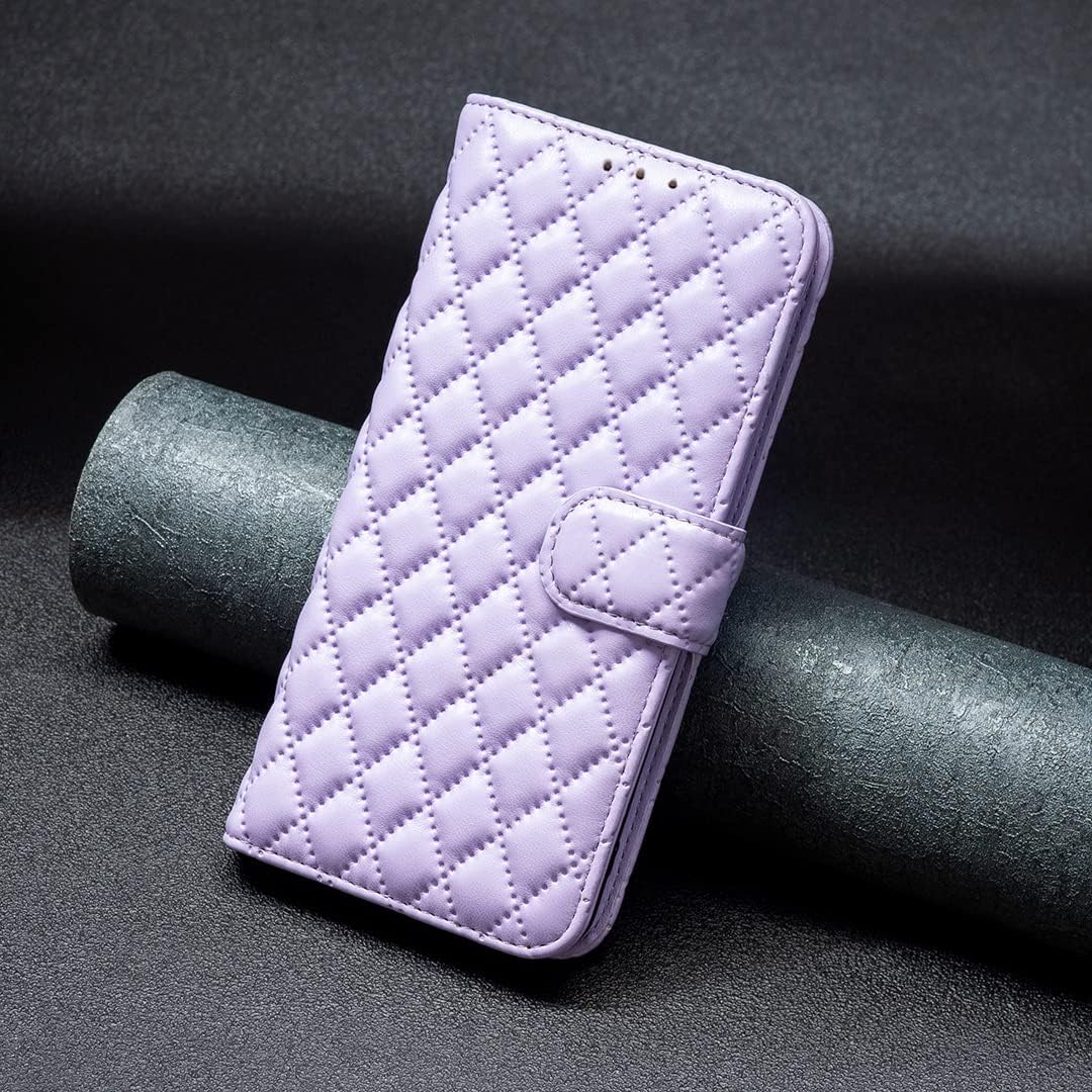iTape Diamond Wallet Case for HMD Pulse Plus, Magnetic Snap Wallet Case, Flip-Stand for Shockproof Protection Pink