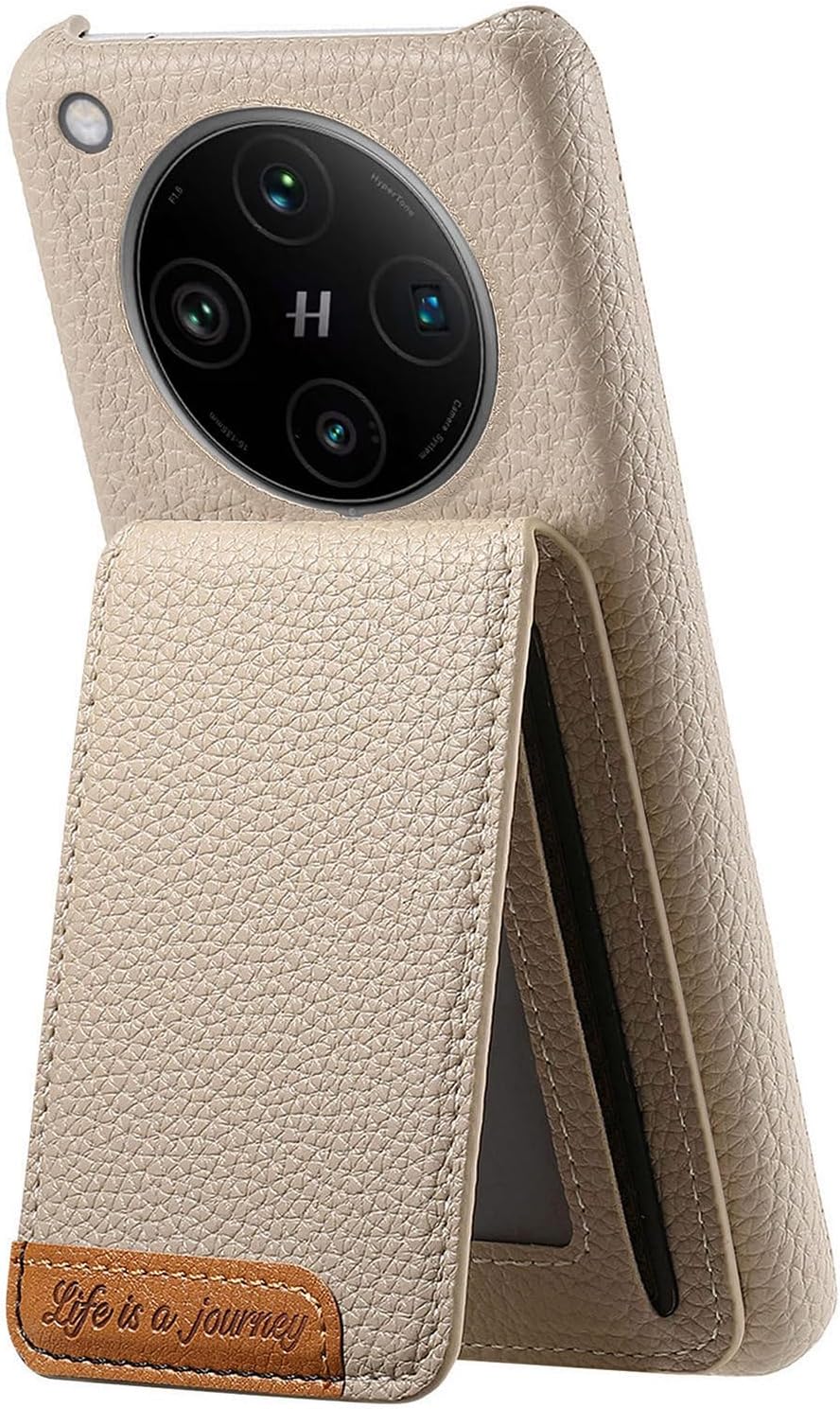 iTape 2 in 1 Wallet Phone Case for OPPO Find X8 Pro, Shockproof Ultra-thin Phone Case, RFID Anti-theft Wallet Brown