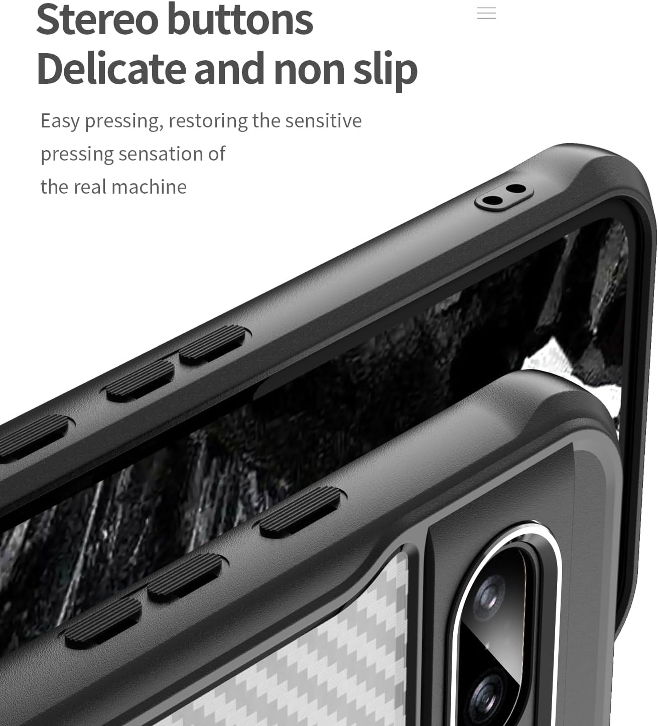 iTape Magnetic carbon fibre case forGoogle Pixel 8a, support wireless charging, carbon fibre shockproof slim case Black