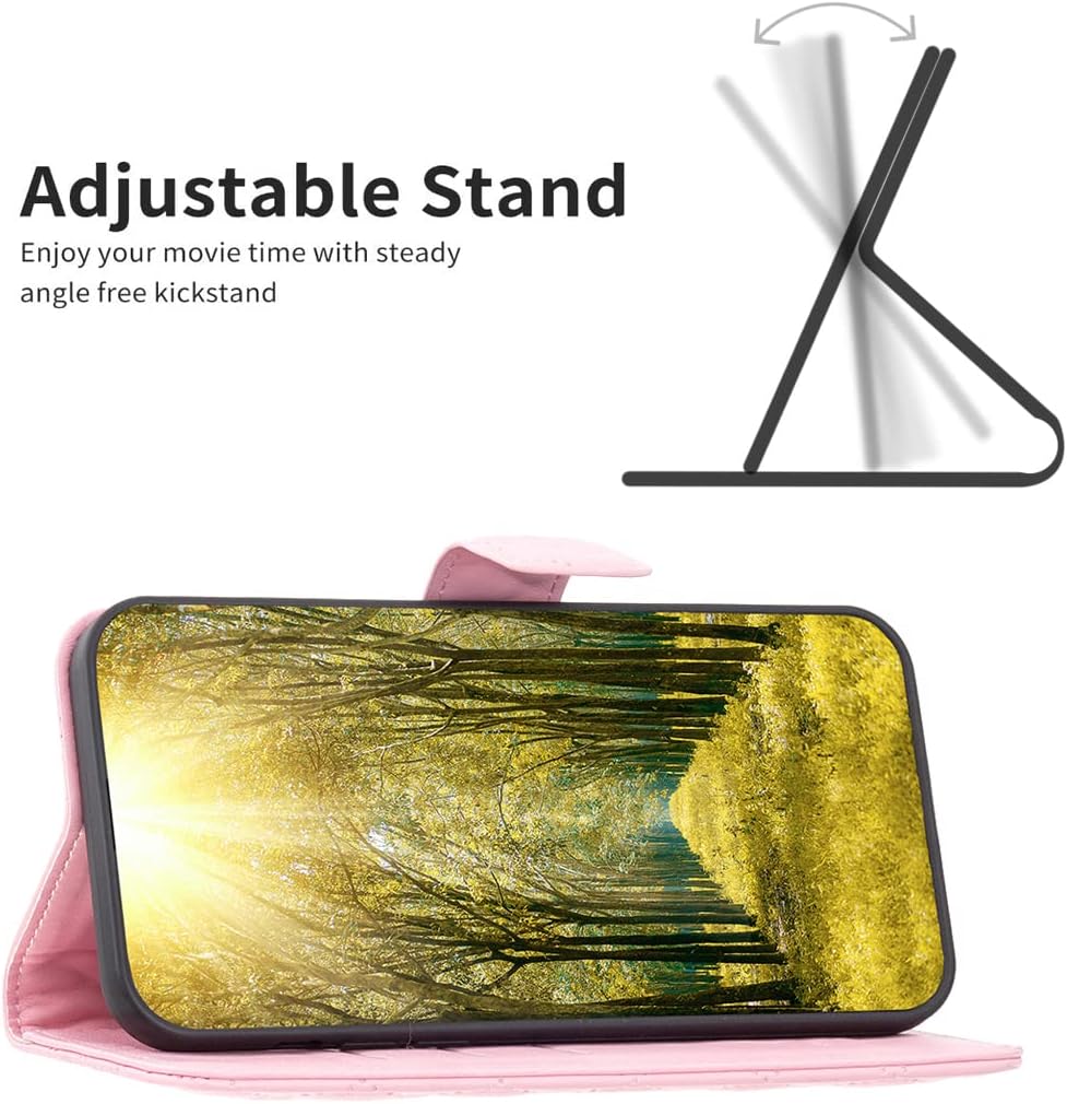 Diamond Wallet Case for iPhone 16E, Magnetic Snap Wallet Case, Flip-Stand for Shockproof Protection Green