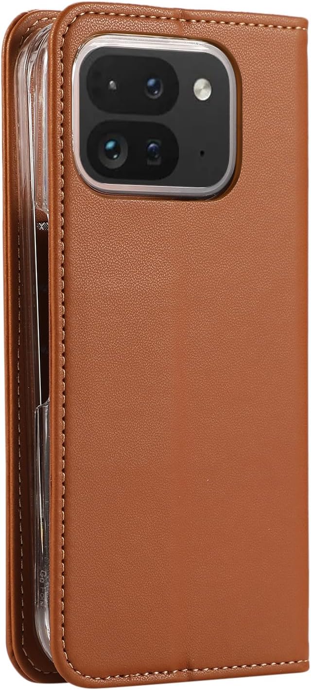 iTape Magnetic Leather Case for Google Pixel 9 Pro Fold, RFID Anti-theft Wallet Phone Case, Multi-Card Slot Magnetic Flip Cover
