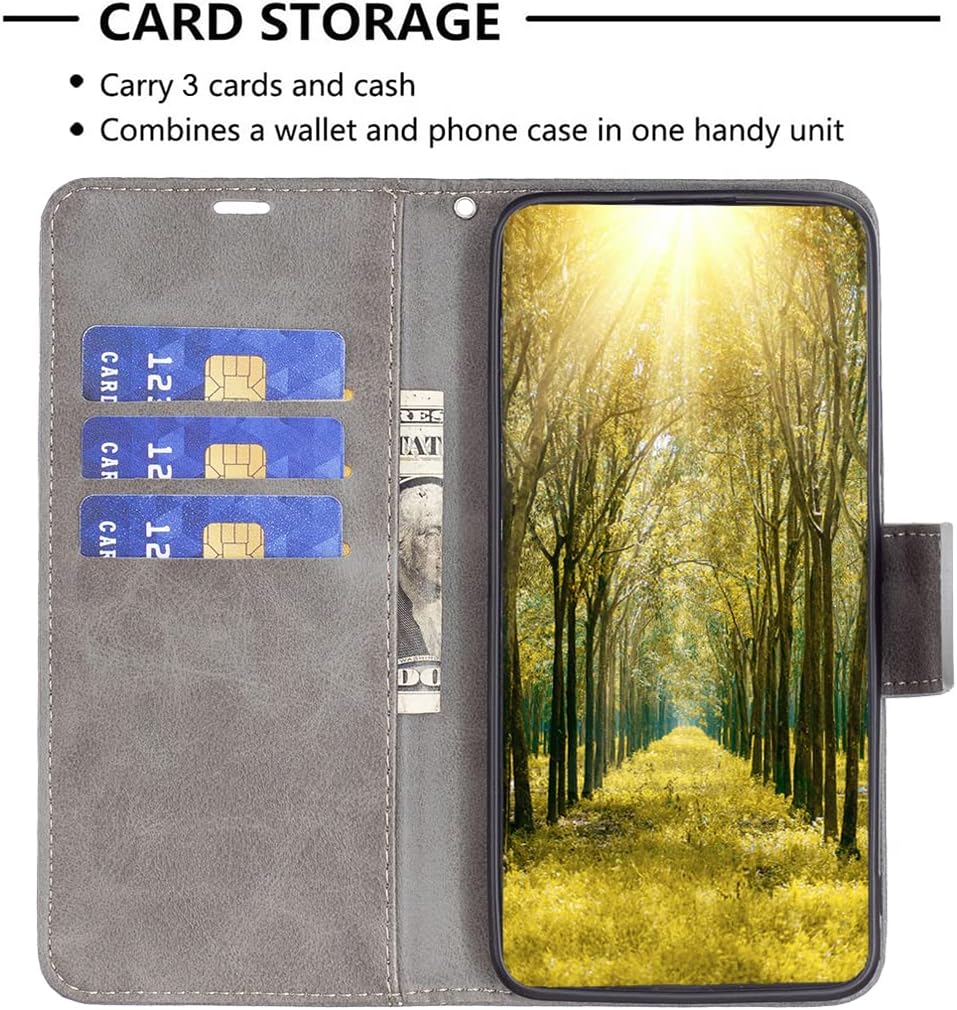 iTape Solid lambskin leather phone case for Samsung Galaxy S25 Edge, snap wallet style case, flip stand shock protection Brown