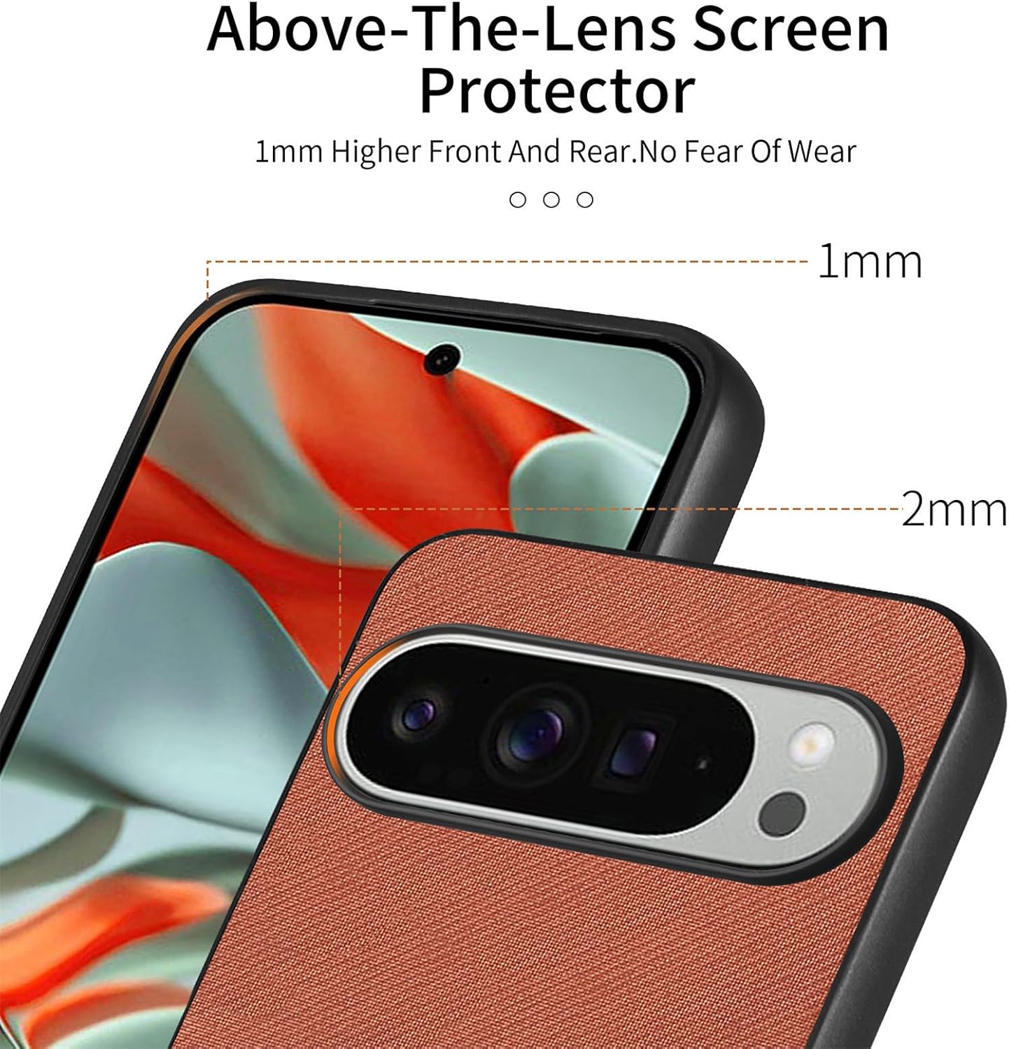 iTape Twill Phone Case for Google Pixel 9 Pro XL, Shockproof Ultra-thin Phone Case, Supports Wireless Charging Green