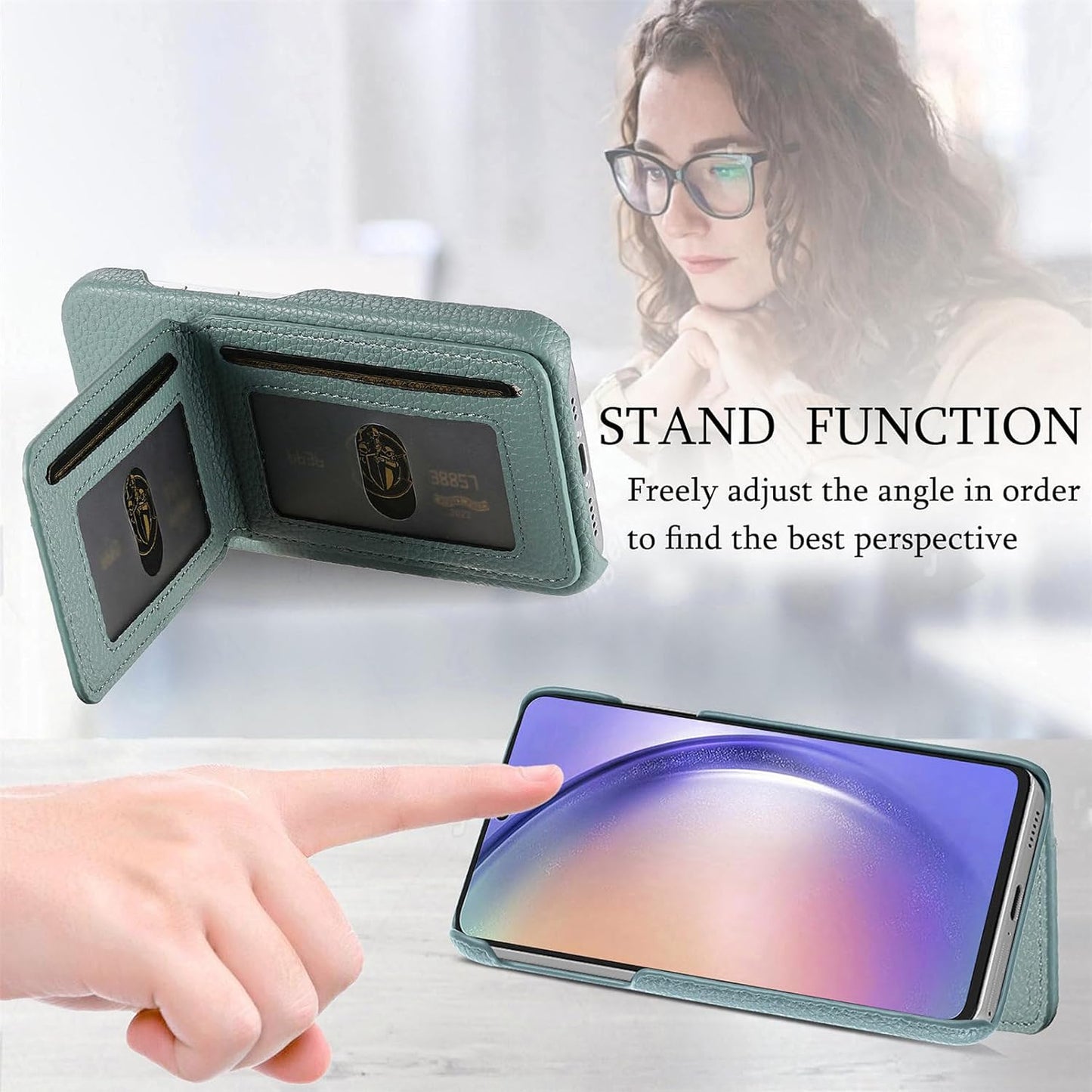 iTape 2 in 1 Wallet Phone Case for OPPO Find X8 Pro, Shockproof Ultra-thin Phone Case, RFID Anti-theft Wallet Brown