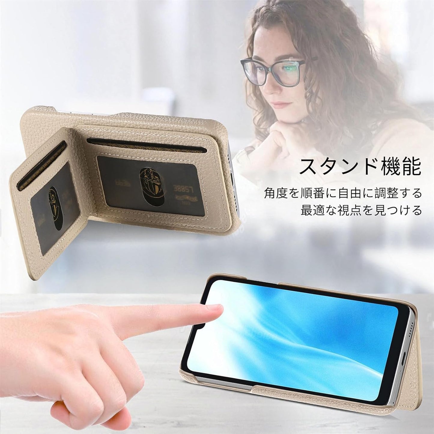 iTape 2 in 1 Wallet Phone Case for Fujitsu arrows We2, Shockproof Ultra-thin Phone Case, RFID Anti-theft Wallet Pink