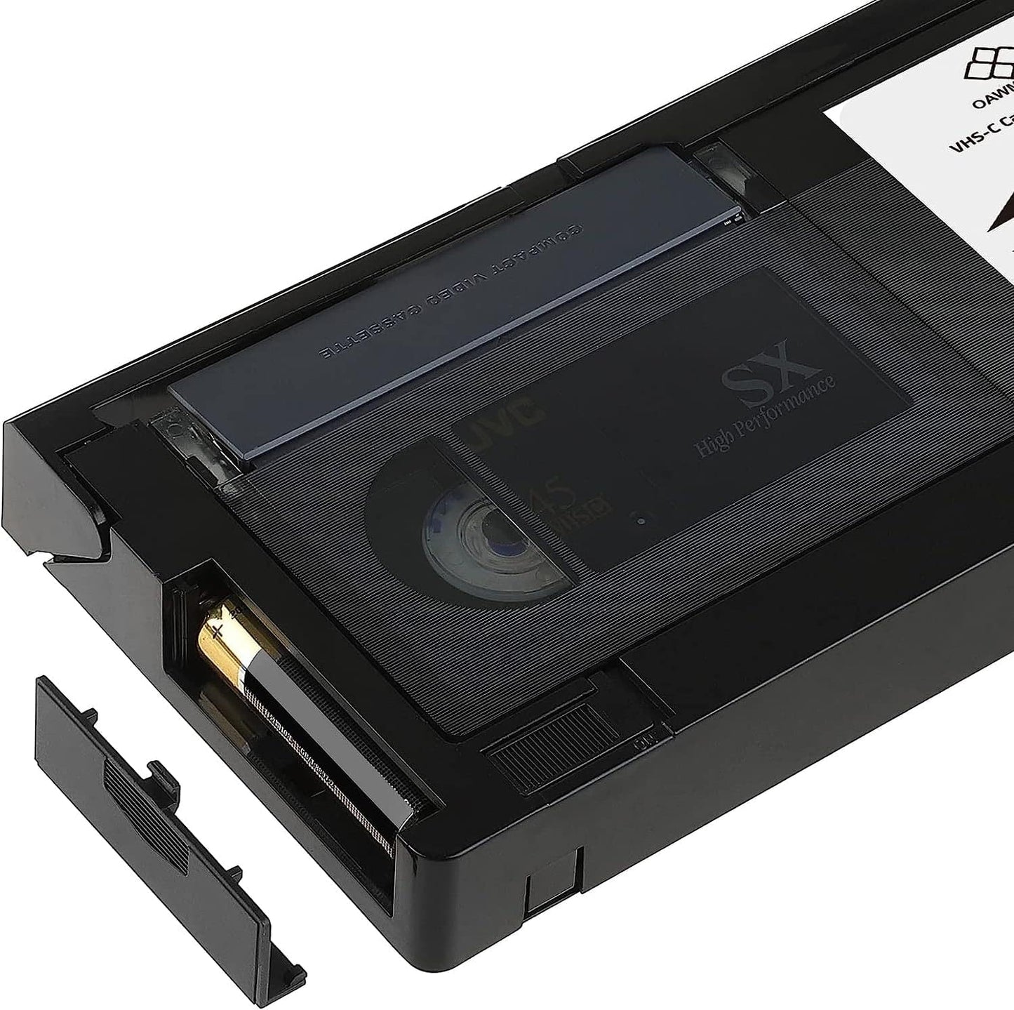 iTape VHS-C Cassette Adapter Compatible with VHS-C SVHS Camcorders Motorized VHS Cassette Converter Not Compatible with 8mm \/ MiniDV \/ Hi8