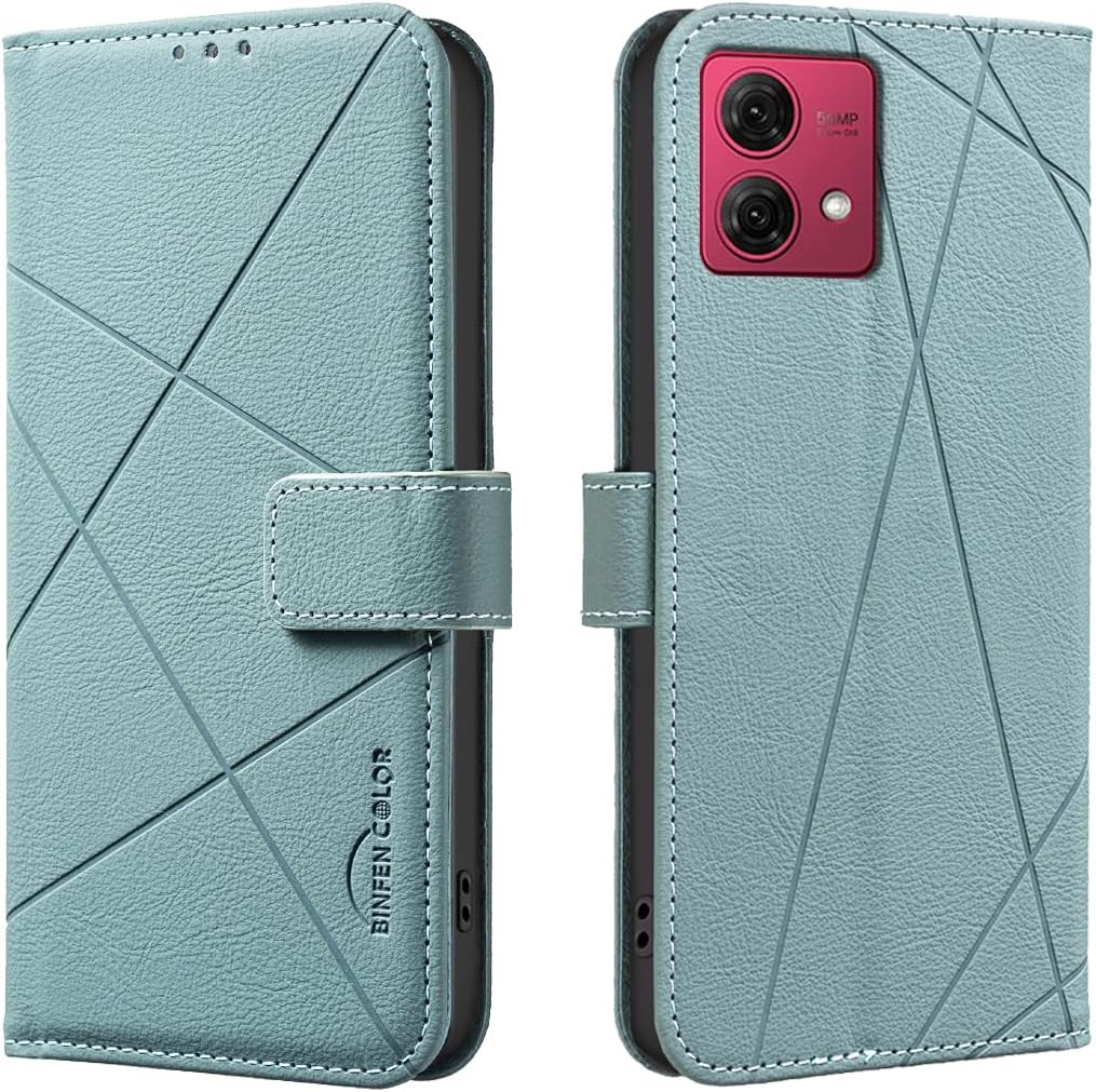 iTape Wallet phone case for Motorola Moto G84, RFID anti-theft wallet, pressed edge leather case flip cover stand