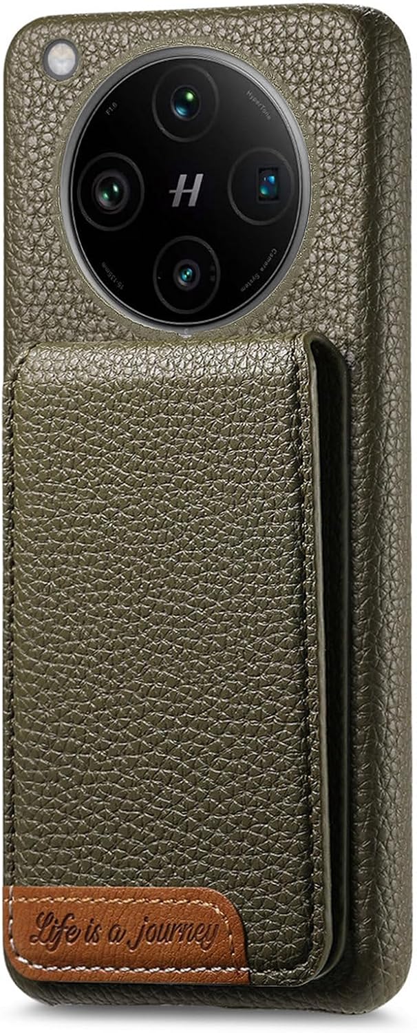 iTape 2 in 1 Wallet Phone Case for OPPO Find X8 Pro, Shockproof Ultra-thin Phone Case, RFID Anti-theft Wallet Brown