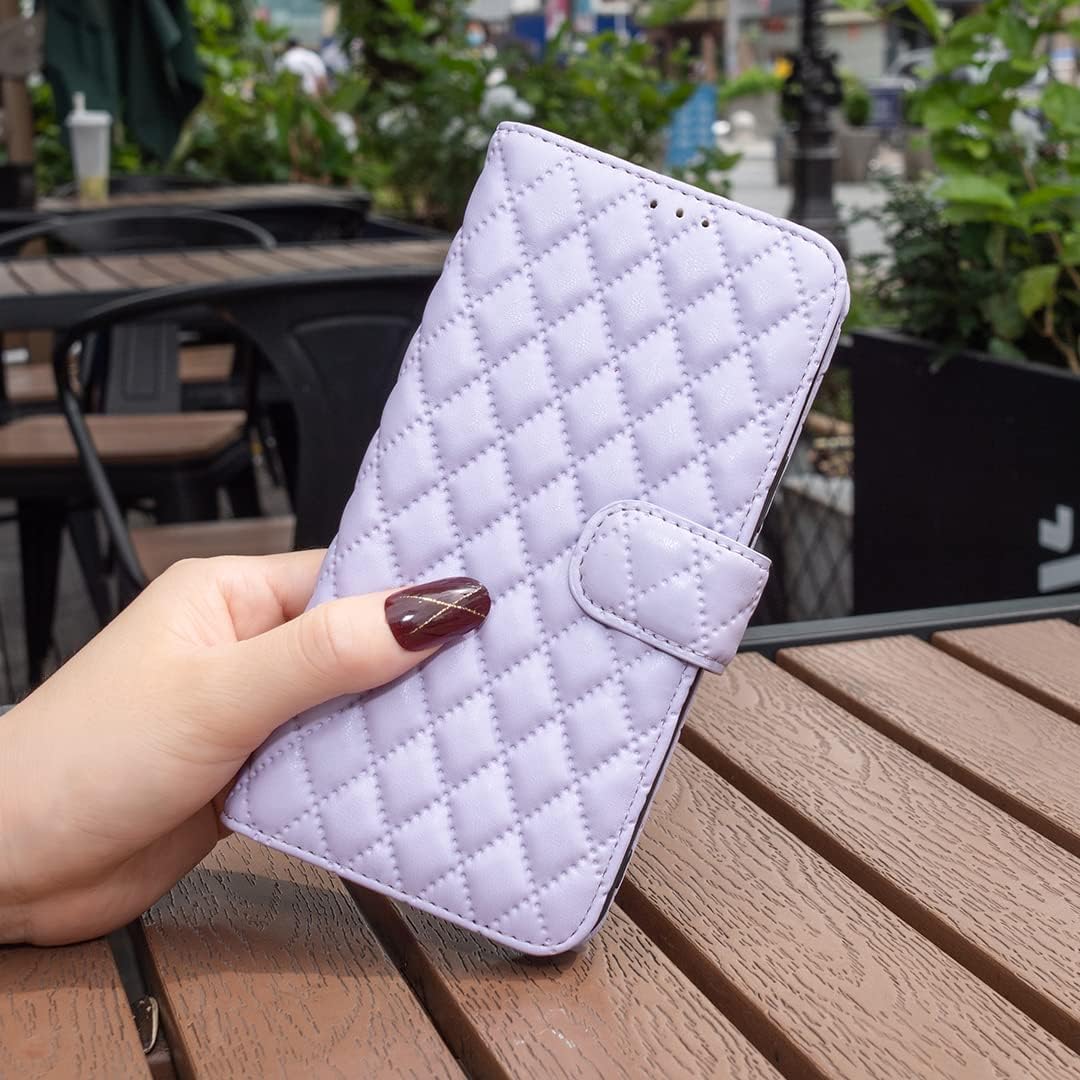 iTape Diamond Wallet Case for HMD Pulse Plus, Magnetic Snap Wallet Case, Flip-Stand for Shockproof Protection Pink