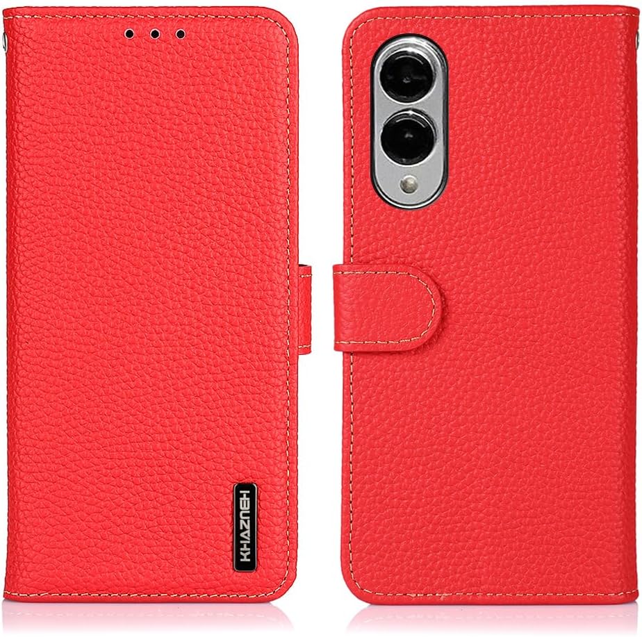 iTape Genuine leather pebbled phone case for Samsung Galaxy S25 Edge, cowhide RFID anti-theft brush phone case with card slot and shockproof flip cover Green