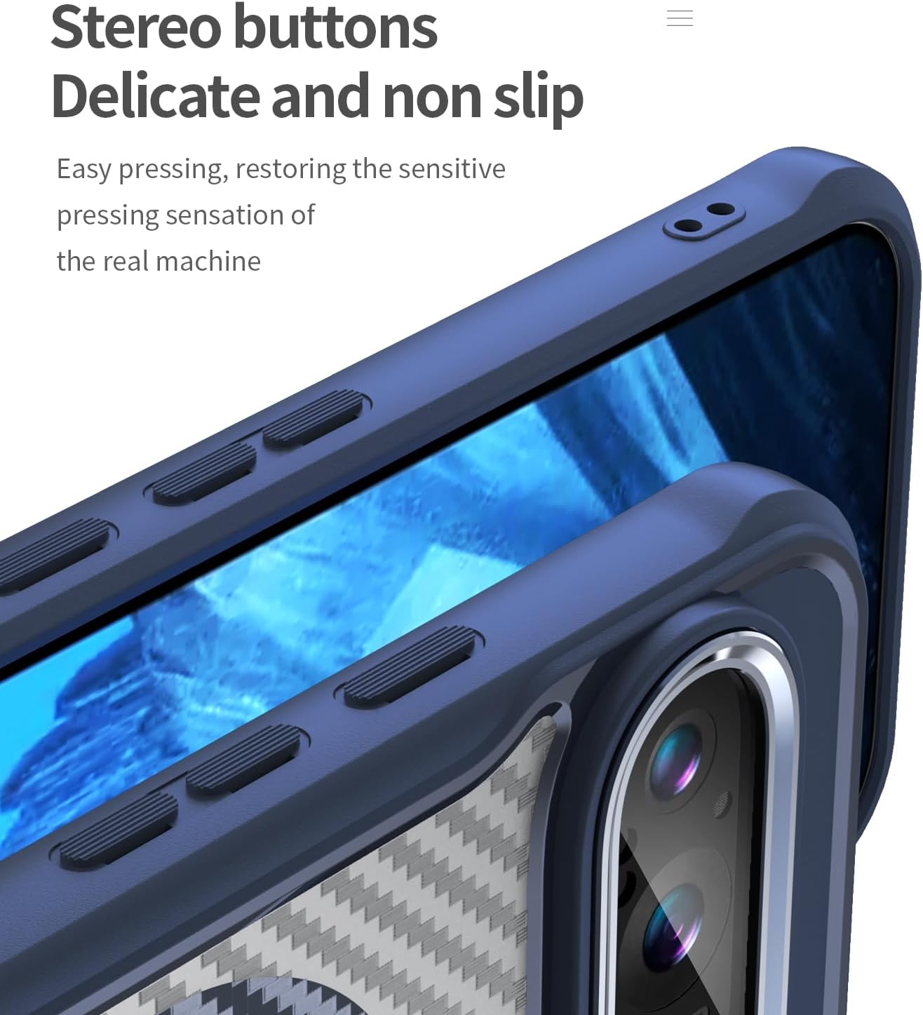 iTape Magnetic carbon fibre case for Google Pixel 9 Pro, support wireless charging, carbon fibre shockproof slim case Black