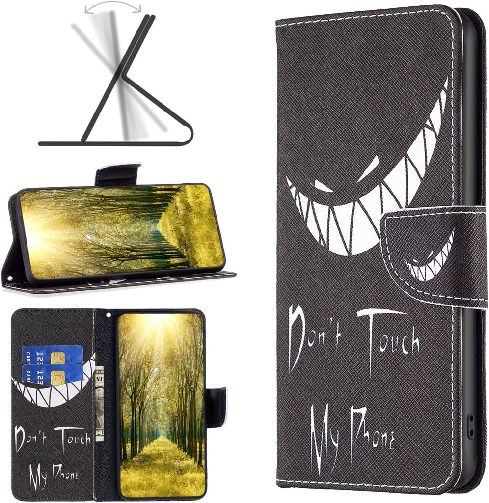 Painted phone case for iPhone 16E, magnetic closure wallet case, multiple card slots, wallet, flip cover, shockproof protection