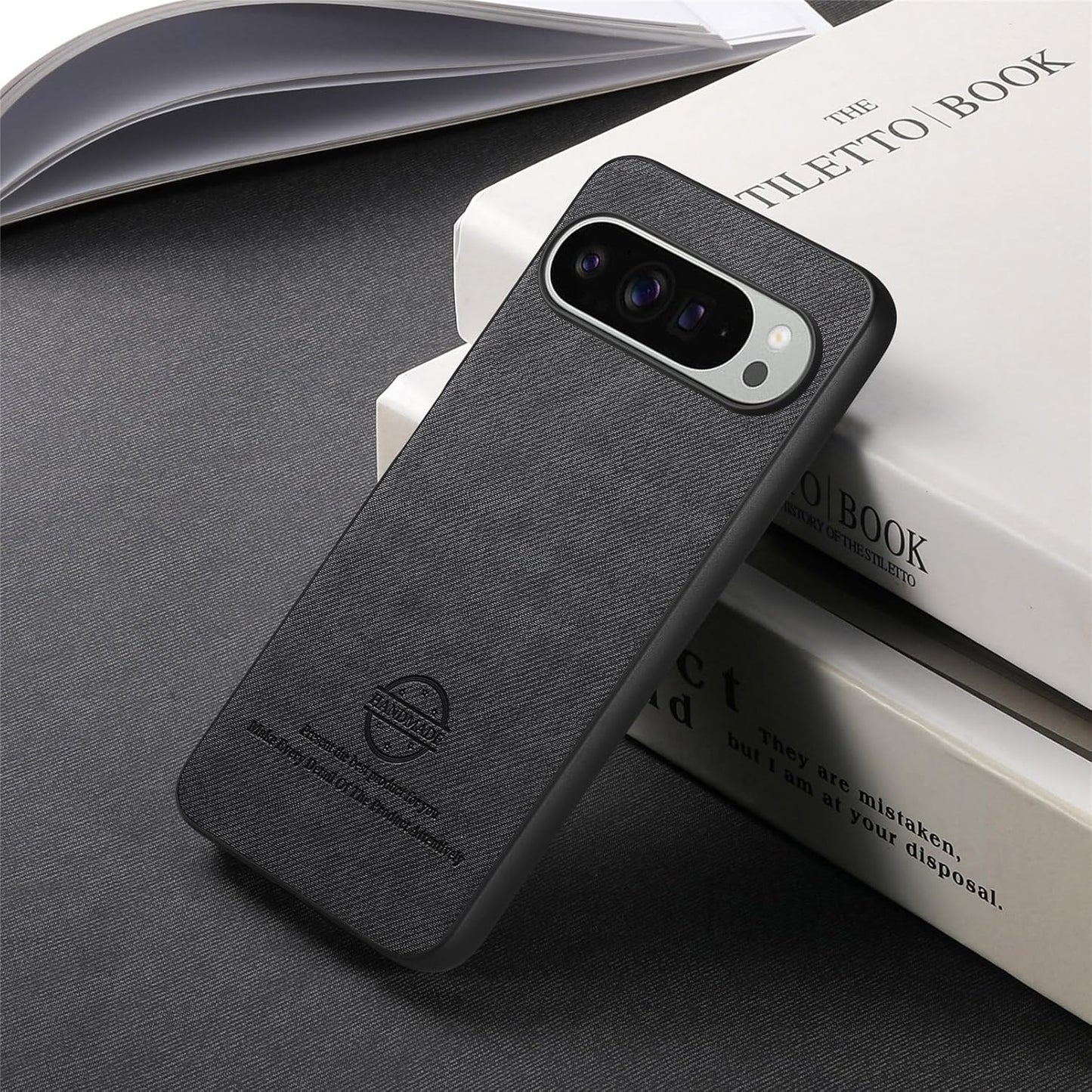 iTape Twill Phone Case for Google Pixel 9 Pro XL, Shockproof Ultra-thin Phone Case, Supports Wireless Charging Green